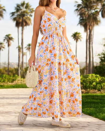 Royalfashion Дамска памучна миди рокля