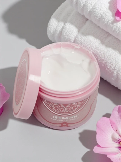 Крем за лице и шия с ефект на изсветляване и хидратация Light Pink