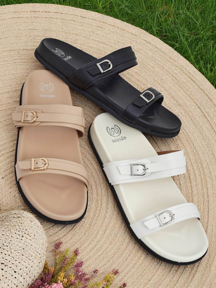 Royalfashion дамски чехли от еко кожа EcoTwins Slides