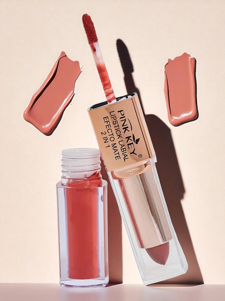 Матово червило в стик и течна форма 2-в-1 Cinnamon Latte