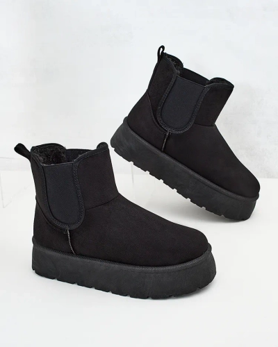 Royalfashion Дамски къси ботуши Nomas a'la snow boots