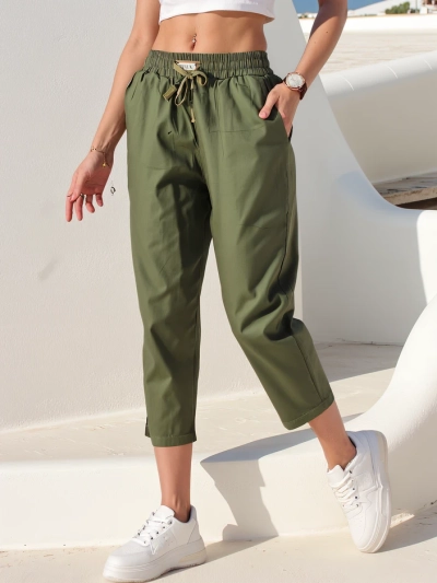 Дамски прави панталони Royalfashion 7/8