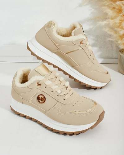 Royalfashion Затоплени дамски маратонки с кожа Boris