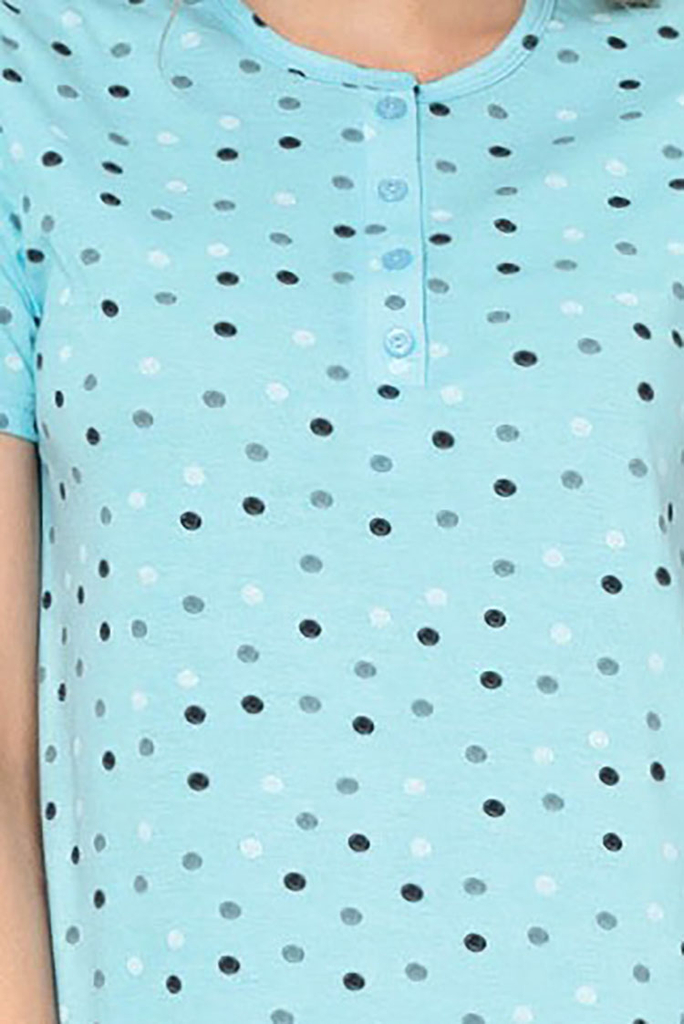 Royalfashion Дамска нощница на точки