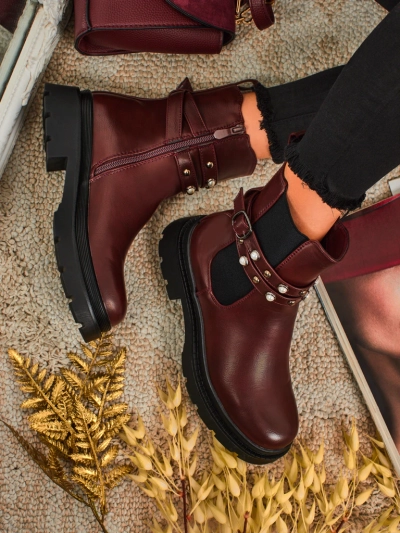 Високи дамски еко кожени боти Pearl Mist