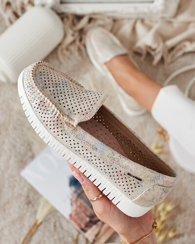 Royalfashion Дамски ажурни мокасини Nafis