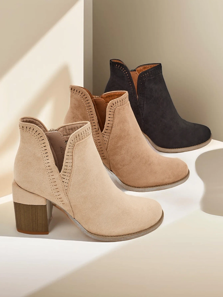 Дамски глезенки Royalfashion на ток Vettot