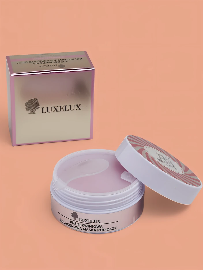 Luxelux прасковени колагенови патчове за очи 60 бр.