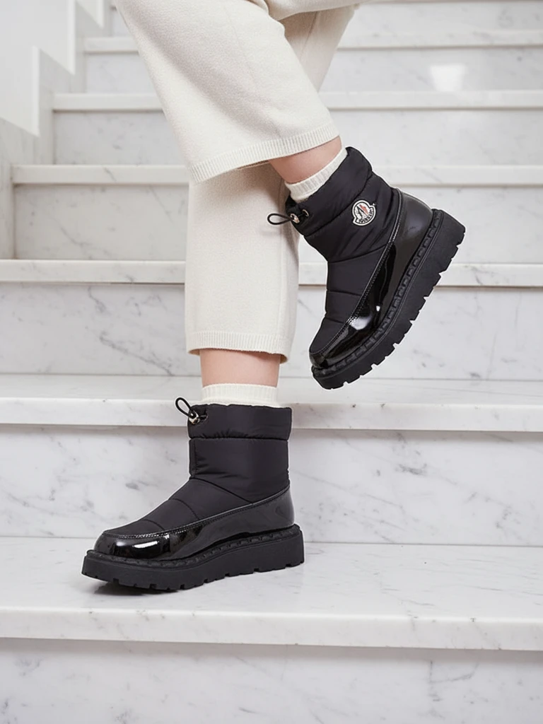 Royalfashion Дамски ботуши за сняг в черен цвят Ireda