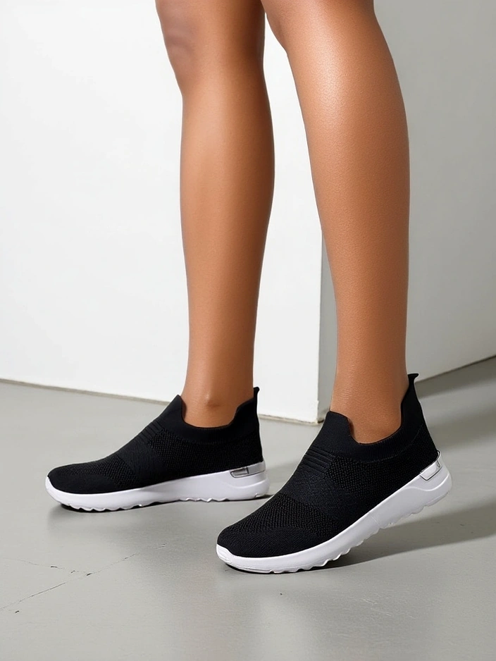 Royalfashion дамски обувки тип слип-он от текстил Спортни обувки Satet