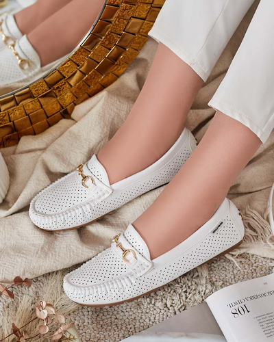Royalfashion Дамски ажурни мокасини Mill