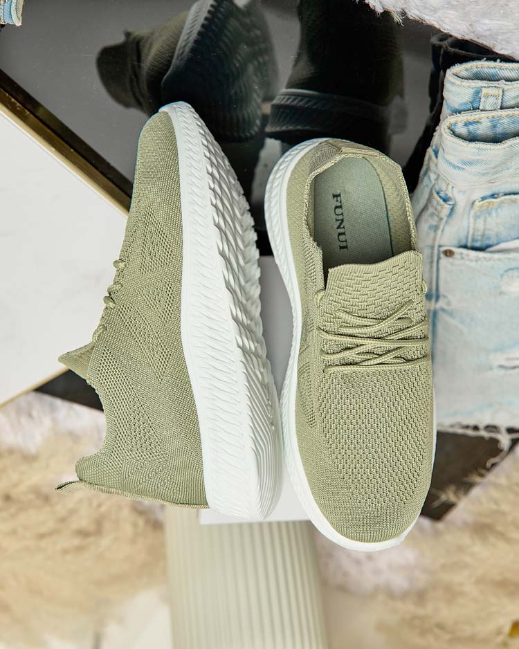 Royalfashion Дамски спортни обувки от плат Vobullo