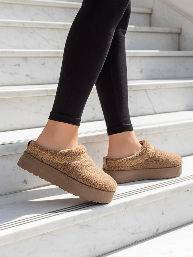 Royalfashion Къси дамски снежни ботуши Sesele