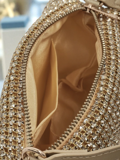 Дамска чанта клъч с цирконии Luniva