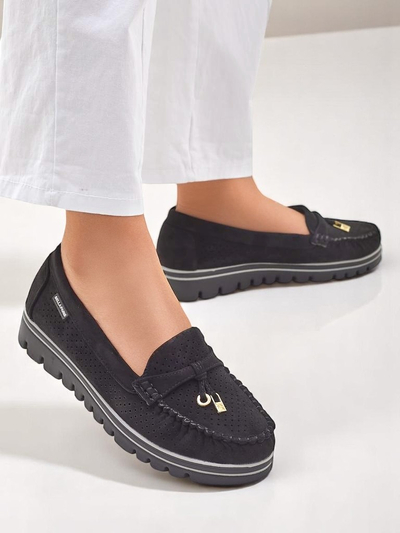 Royalfashion дамски мокасини с връзки Elissas