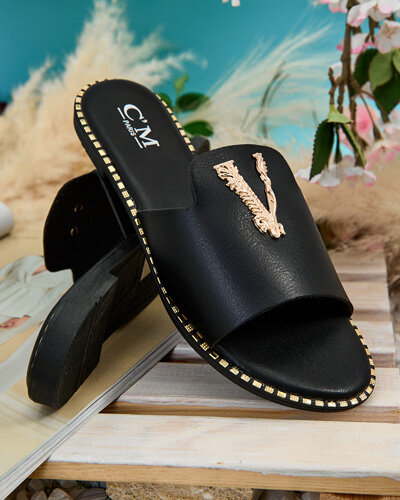 Royalfashion Дамски джапанки от еко кожа Cemenna