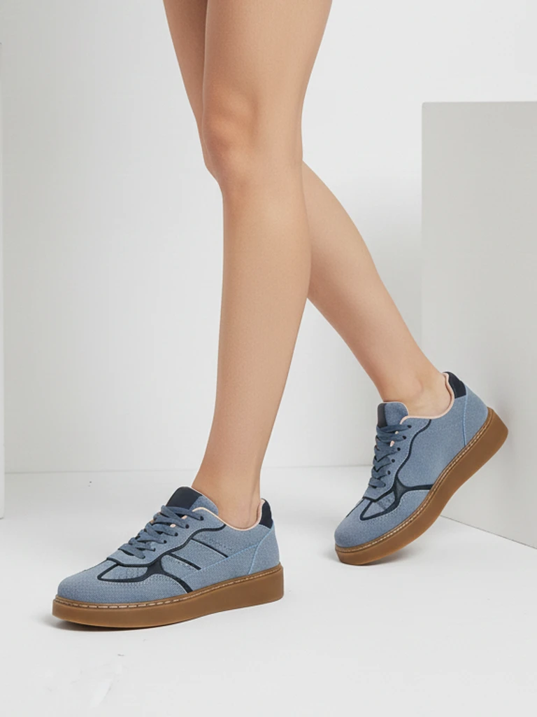 Дамски Сникърси Luna Сини Екологични Ежедневни