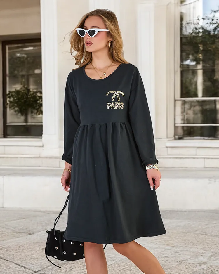 Royalfashion Дамска рокля от плат