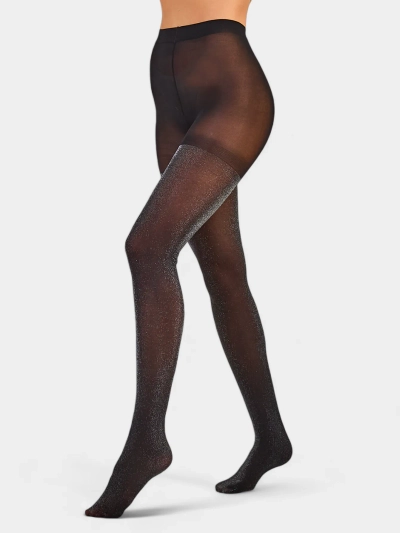 Дамски клинове Royalfashion с блестящ ефект 20 DEN