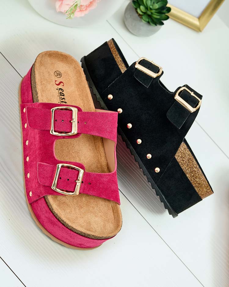 Royalfashion Дамски джапанки на платформа Sodass