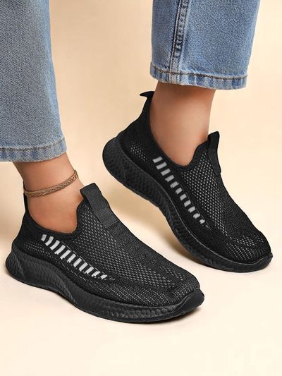 Royalfashion Дамски спортни обувки от плат Sport Slip-On
