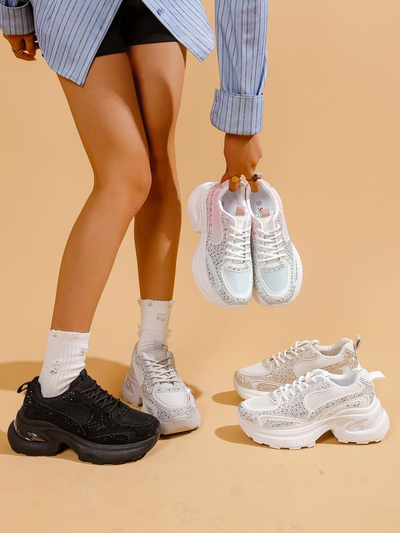 Спортни маратонки за жени Royalfashion с камъни, Bloss