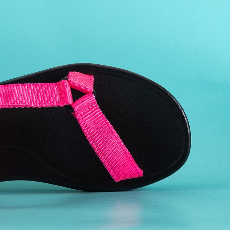 Fuksjowe damskie sportowe sandały Tatag - Obuwie