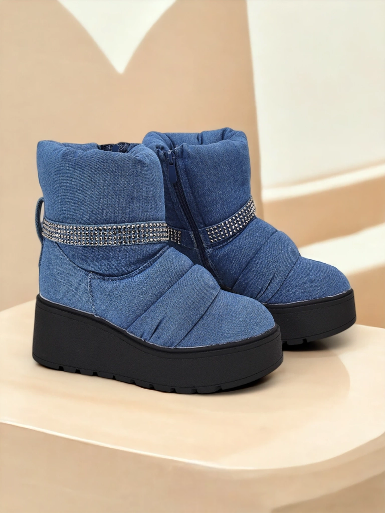 Royalfashion Дамски ботуши на платформа Renosi