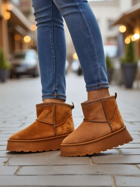 Royalfashion Къси обувки, наподобяващи дамски зимни ботуши Fortesse