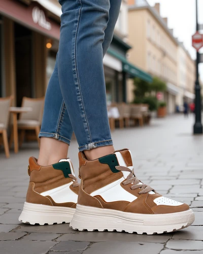 Royalfashion Високи дамски спортни обувки Geeky