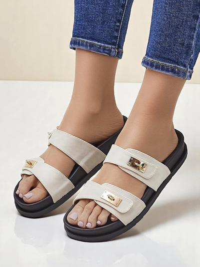 Обувки за жени Royalfashion с декоративни катарами Costes