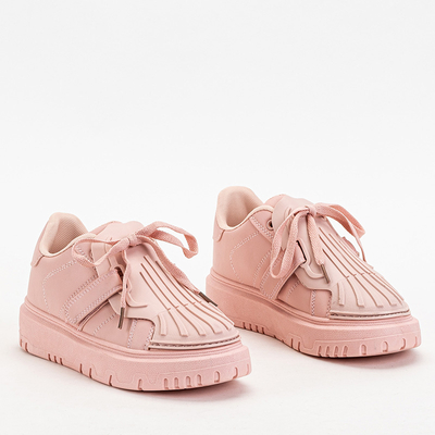 Różowe sportowe sneakersy damskie Sumikoa - Obuwie