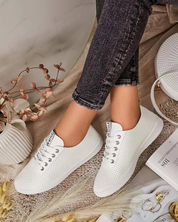 Royalfashion Дамски ажурни маратонки Umurra