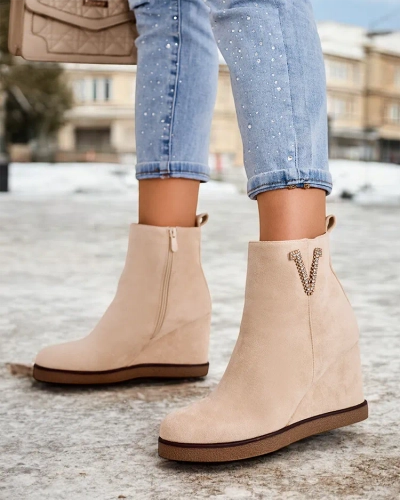 Royalfashion Дамски ботуши на токчета Nerias