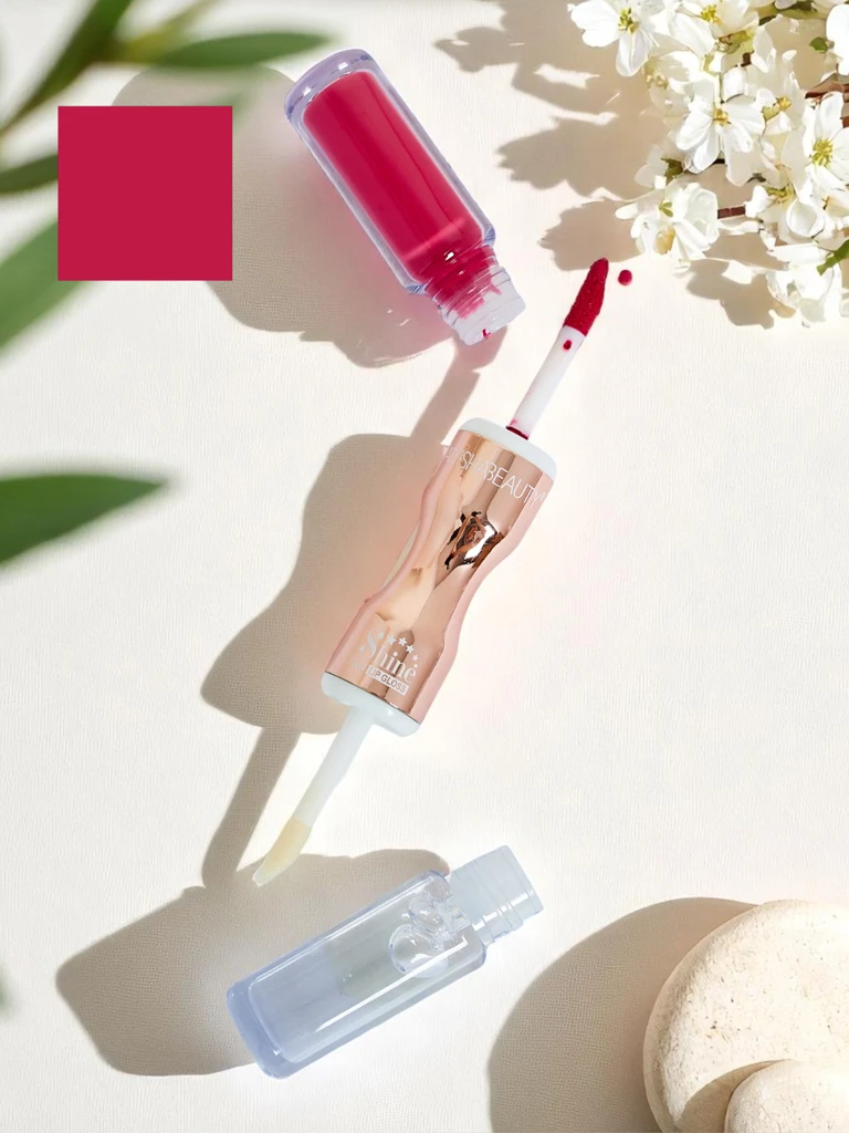 Червило и прозрачен гланц 2-в-1 Velvet Punch