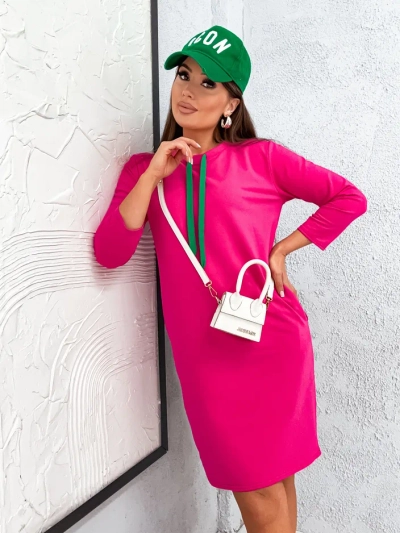 Royalfashion Дамска мини рокля от памучен плат