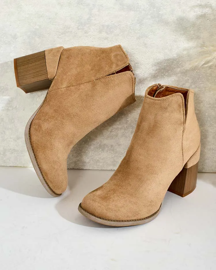 Royalfashion Дамски ботуши eko от велур Ovi