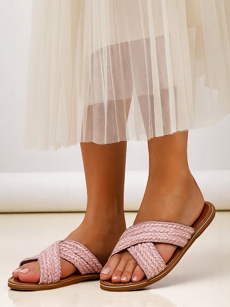 Сандали Royalfashion за жени с оплетени презрамки Bornes