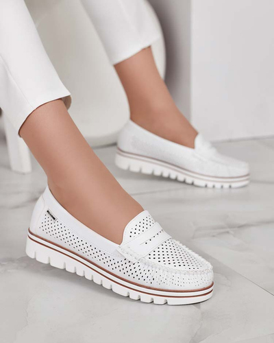 Royalfashion Ажурни дамски мокасини Leteller