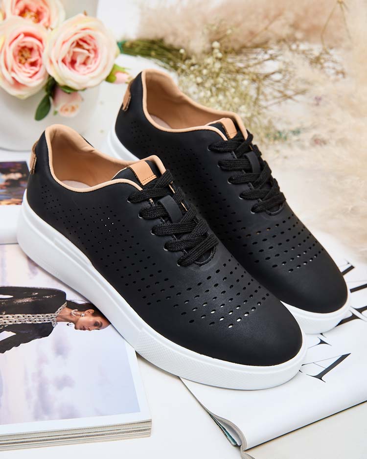 Royalfashion Дамски ажурни спортни обувки Deromias