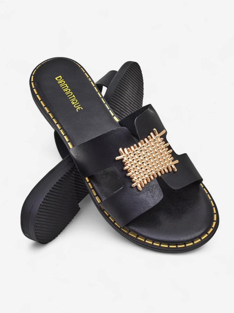 Royalfashion дамски декорирани чехли Crattes