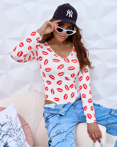 Royalfashion Дамско боди с принт