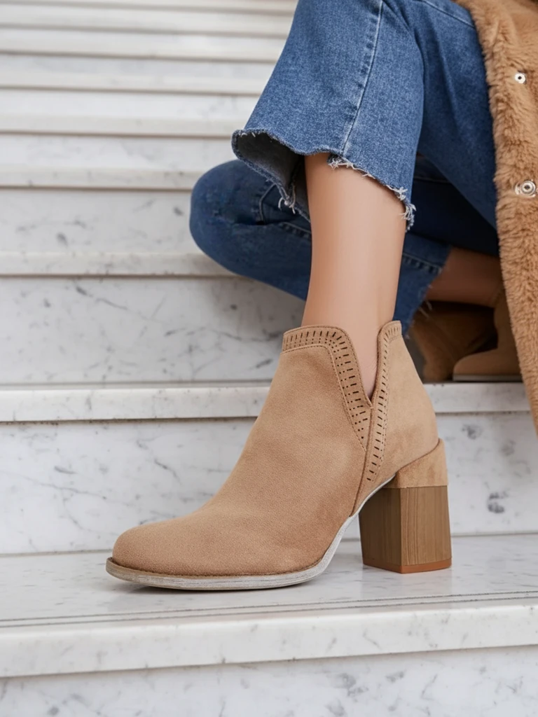 Дамски ботуши с висок ток на Royalfashion модел Vettot