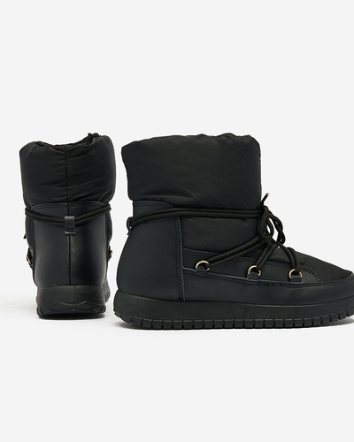 Royalfashion Дамски ботуши за сняг с приплъзване в черен цвят Iredas