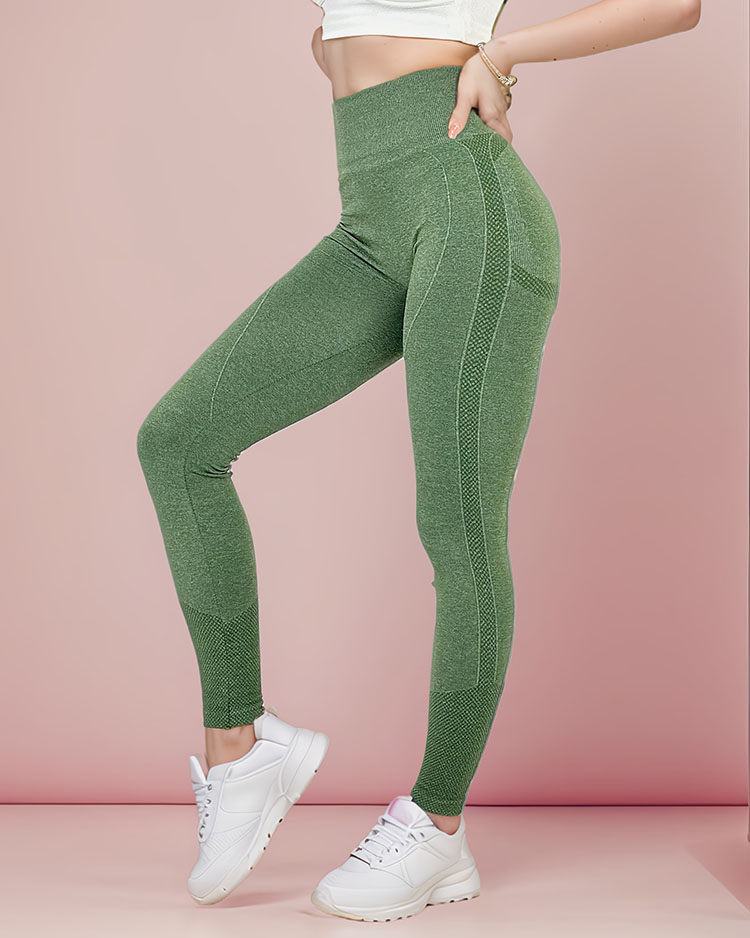 Royalfashion Дамски гамаши с оребряване