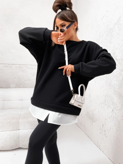 Royalfashion Жена памучна суитшърт с detachable долна част