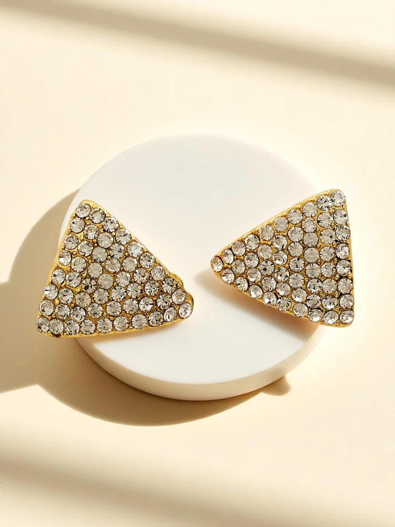 Royalfashion Дамски клипси с кубичен цирконий