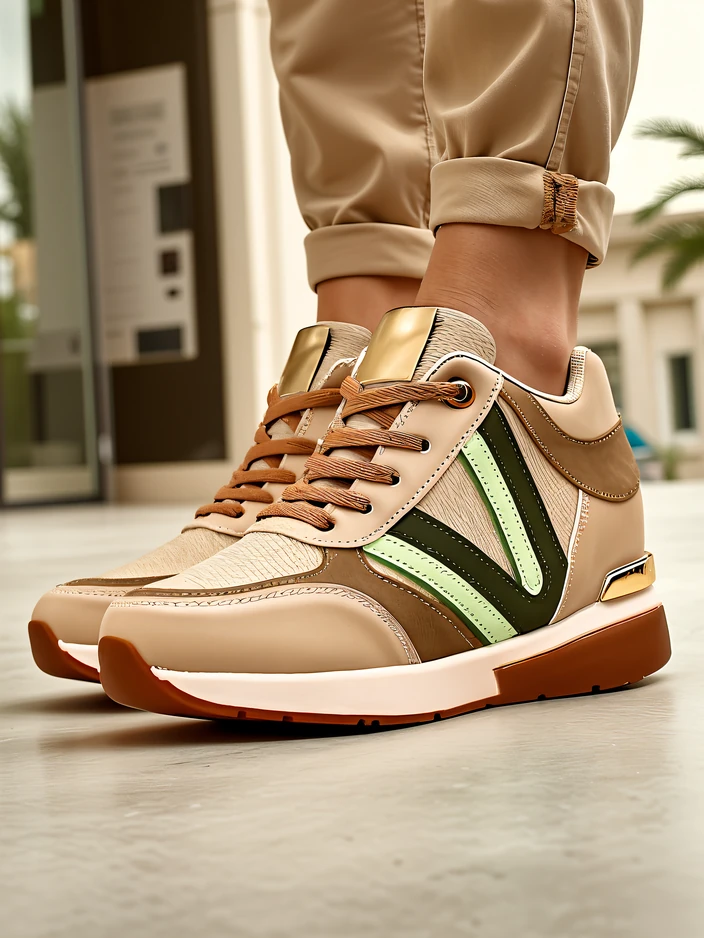 Royalfashion Жени спортни обувки с скрит ток Venixxe