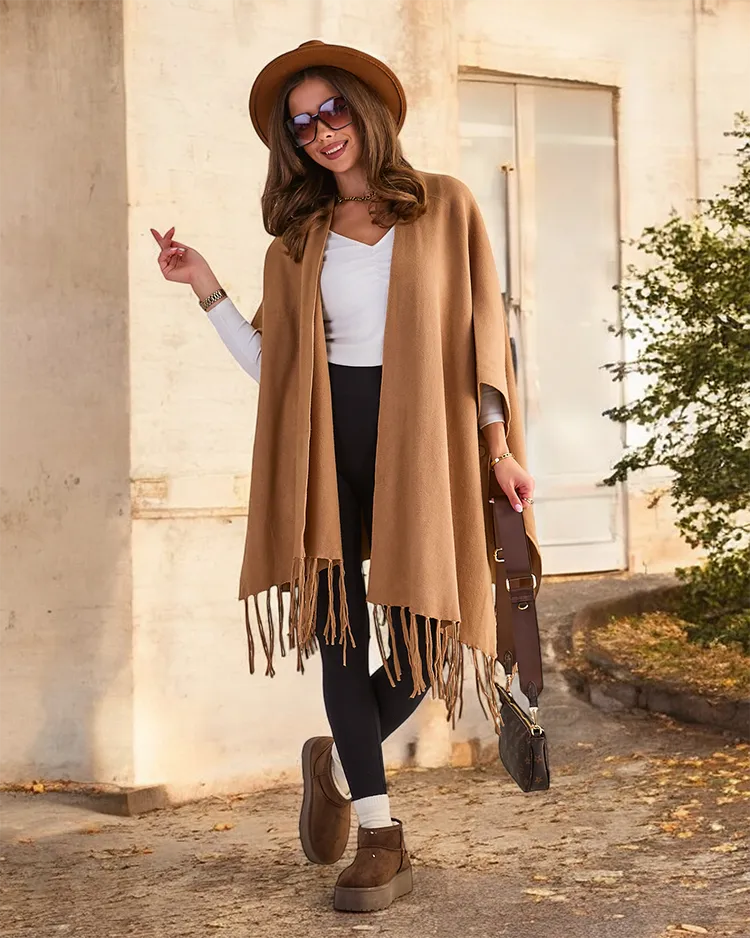 Royalfashion Дамско пончо