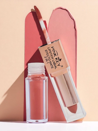 Матово червило в стик и течна форма 2-в-1 Ягодов мус